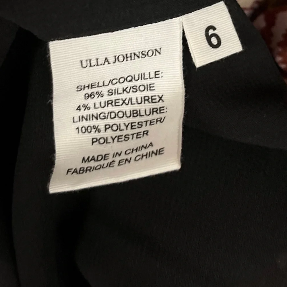 ULLA JOHNSON Erisa Silk Ruffled Boho Dress - Picture 14 of 16